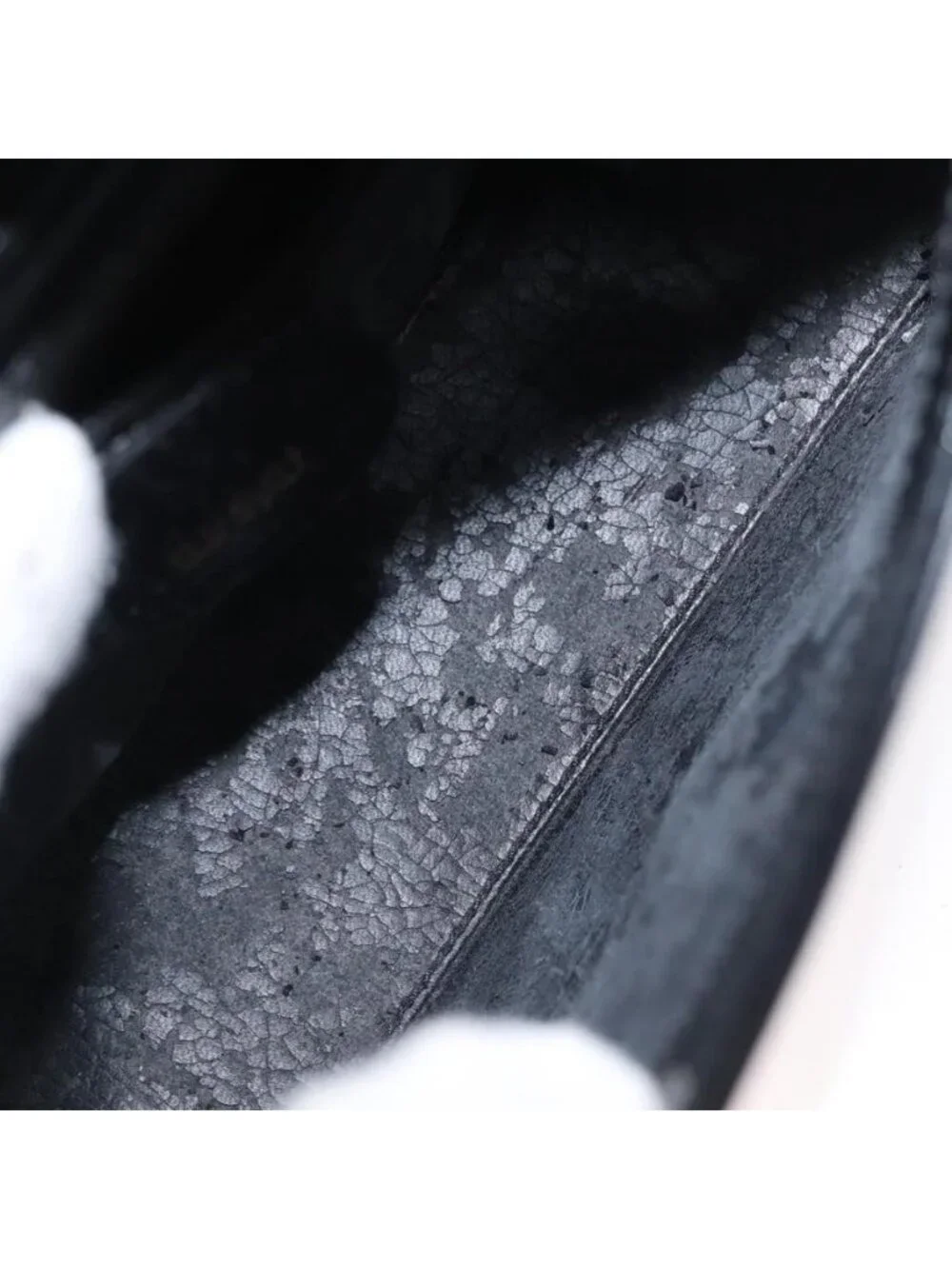 Authentic GUCCI Shoulder Bag Patent leather Black Gold 007 3444 0282 - Picture 3 of 16